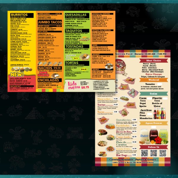 Digital Menus